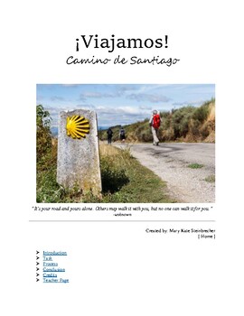 Preview of Camino de Santiago Webquest - Distance Learning