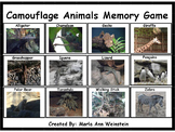 Camouflage Animals Memory Game