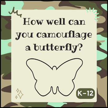 Preview of Camouflage Butterfly Activity