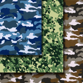 Camouflage Digital Paper - Camouflage Pattern Scrapbooking Background