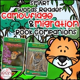 Camouflage and Migration Smart Words Reader Flipbooks BUNDLE