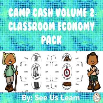 Preview of Camp Cash Volume 2 Classroom Economy Pack