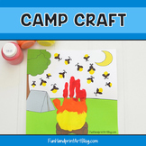 Camp Craft with Printable Background