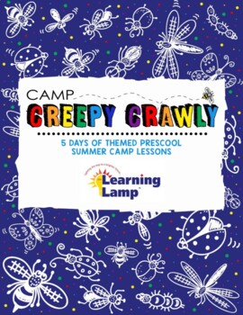 Preview of Camp Creepy Crawly 5 Day Preschool Lesson Plan