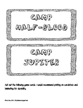Camp Half Blood/Camp Jupiter | Greeting Card