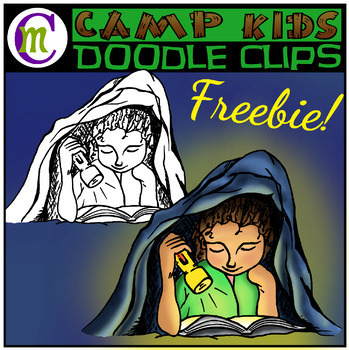 Preview of Camp Kids Clipart FREEBIE