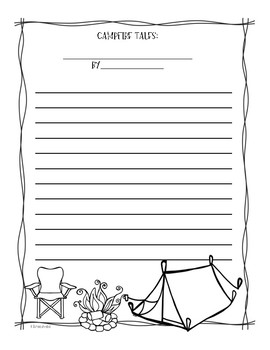 Camp Learn-A-Lot Writing Pages by Studio B Teaching Resources | TpT