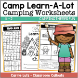 Fun Summer School Activities Camping Worksheets - Literacy
