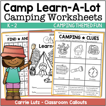 Preview of Camping Day | Camping Theme Activities | 1st Grade Worksheets