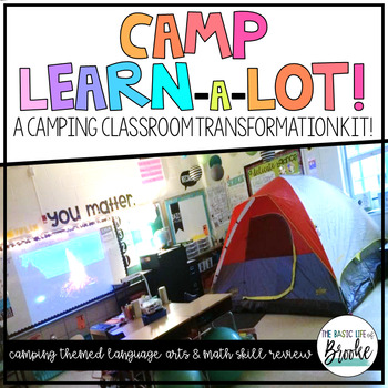 Preview of Camp Learn-a-Lot Classroom Transformation! Reading + Math Activities
