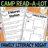 Family Literacy Night Materials in a Camping Theme - Editable