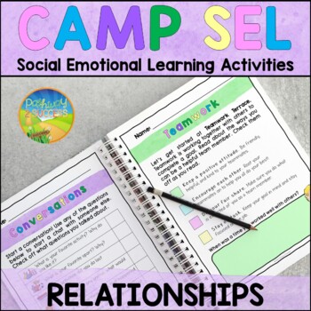 Preview of Relationships, Friendships, & Teamwork | Activities & Worksheets for SEL Skills