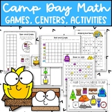 Camp Theme Day Math Activities, Centers, Games, and Worksheets