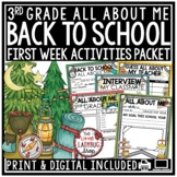 Camp Theme First Week Back To School Activities 3rd Grade 