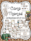 Camp Themed Library Media Center Pack {with EDITABLE passe