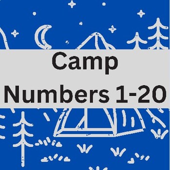 Preview of Camp-Themed Numbers 1-20