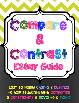 Preview of Compare and Contrast Movie to Book Essay Guide *Student Packet*