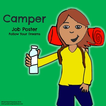 Preview of Camper Job Poster - Discover Your Passion