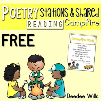 Preview of Poetry FREEBIE Campfire