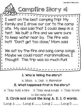 Preview of Campfire Story