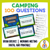 Camping 100 Questions: Brain Break | Preschool Kindergarte