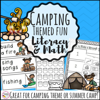 Preview of Camping Theme Activities Bundle