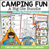 1/2 Price  Camping Activities Bundle Fun Summer School Activities