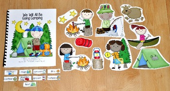 Preview of Camping Adapted Book--"We Will All Be Going Camping"