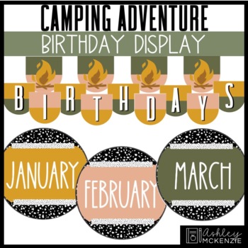 A Camping Theme and Fishing Classroom Decor HUGE MEGA BUNDLE! -Editable