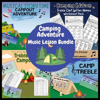 Preview of Camping Adventure Music Resource Bundle- Lesson plans for a Musical Camping Unit