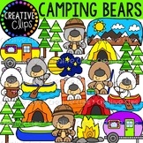 Camping Bears {Camping Clipart}