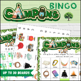 Camping Bingo Game | Interactive Learning Adventure Kit | 