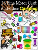 Camping /Bugs Craft Set - Fine Motor Activities - Summer -