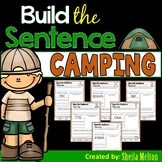 Camping Build the Sentence Interactive Word Work Activitie