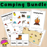 Camping Worksheets and Puzzles Bundle