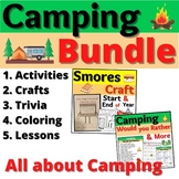Camping Bundle Resources Trivia Activities Lessons Crafts 
