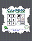 Camping Calendar Date {Number} Pieces