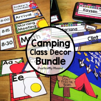 Preview of Camping Class Decor Bundle