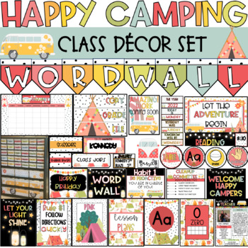 Preview of Camping Class Decor Bundle Set