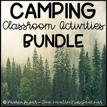 Preview of Camping Classroom Activities BUNDLE