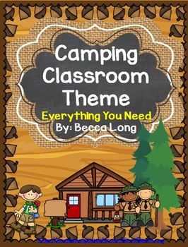 Preview of Camping Classroom - Everything You Need