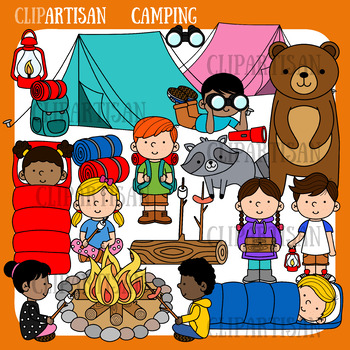 Camping Clip Art by ClipArtisan | Teachers Pay Teachers