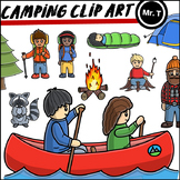Camping Clip Art (Camping Adventures Clip Art) Set 1 - Col