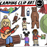 Camping Clip Art (Camping Adventures Clip Art) Set 2 - Col