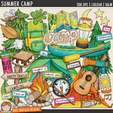 Camping Clip Art: Summer Camp (Kate Hadfield Designs)
