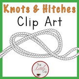 Camping Clip Art for Boy Scouts, Ropes, Hammocks or STEM C