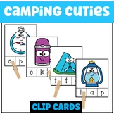 Camping ELA Literacy Centre Sight Word Activity | Clip & Match
