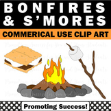 Campfire Smores Camping Theme Classroom Clipart Bulletin B