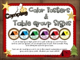 Camping Color Posters and Table Signs