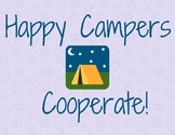 Camping Cooperation Bulletin Board Posters